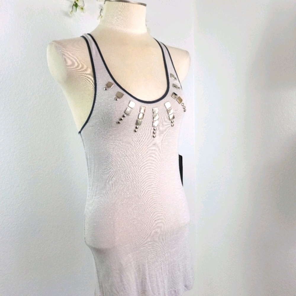 VENA CAVA -AQUA BLOOMINGDALES RACERBACK TANK TOP